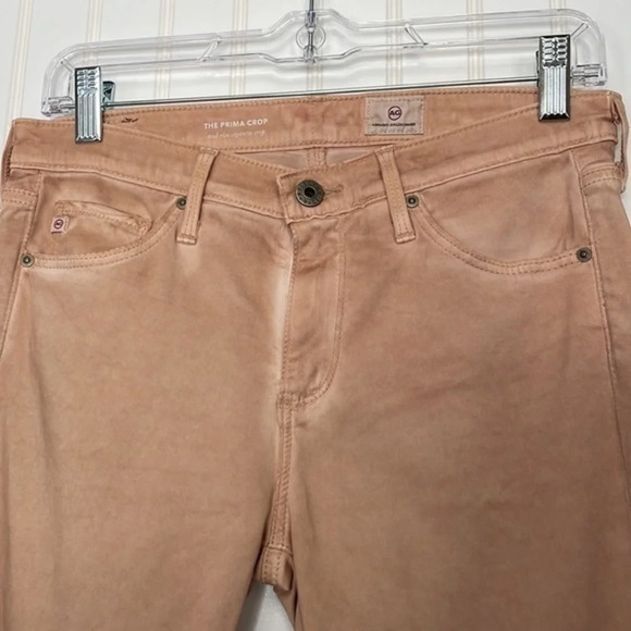 Ag Adriano Goldschmied The Prima Crop Cigarette Crop Stretch Jeans Size 27 - Picture 6 of 11
